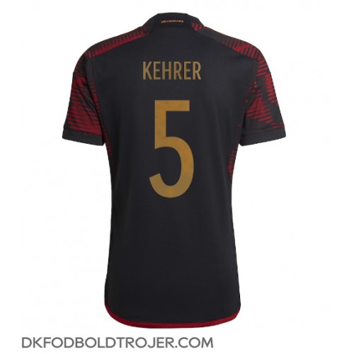 Billige Tyskland Thilo Kehrer #5 Udebane Fodboldtrøjer VM 2022 Kortærmet